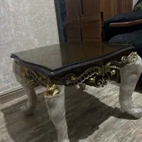 مبل سلطنتی‌۷نفره به همراه میز ناهار خوری و گل میز|مبلمان خانگی و میز عسلی|تهران, شادمان|دیوار