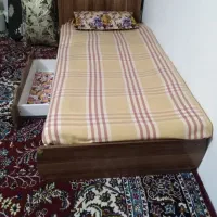 تخت خواب یک نفره ام دی اف بایک کشو|تخت و سرویس خواب|بهشهر, |دیوار
