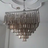 دو عدد لوستر کریستالی(فروش فوری به علت مهاجرت)|لوستر و چراغ آویز|تهران, چیتگر جنوبی|دیوار
