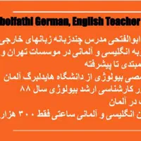 تدریس خصوصی آلمانی و انگلیسی آنلاین استاد چندزبانه