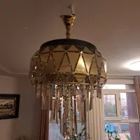 سه عددلوستر آویز کریستال شامپاینی|لوستر و چراغ آویز|اهواز, کیانپارس |دیوار