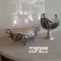 قلم زنی  ظروف برنجی  مسی ونقره نقره نما|صنایع دستی و سایر لوازم تزئینی|اصفهان, شهرک ولیعصر|دیوار