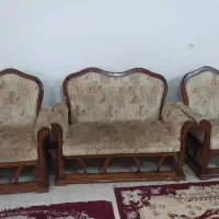 فروش مبل راحتی هفت نفره سالم|مبلمان خانگی و میز عسلی|رحیم‌آباد, |دیوار