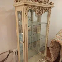 بوفه ویترین چوبی