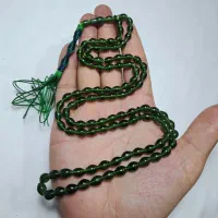 تسبیح شاه مقصود رنگ زمردی اصل افغانستان