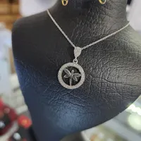 پلاک زنجیر طرح پروانه نقره اصل