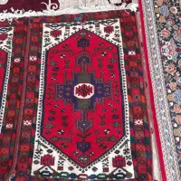 یک جفت فرش دست باف ضرنیم یک نیم در یک