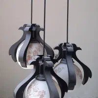 لوستر سه شاخه کارکرده|لوستر و چراغ آویز|تهران, طرشت|دیوار