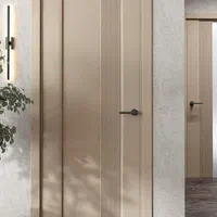 درب اتاقی روکش pvc وکیوم مدل لاین استیل کد m3373|مصالح و تجهیزات ساختمان|قائم‌شهر, |دیوار
