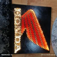 تابلو سه بعدی هندا ال ای دی دار پیچ و نخ|تابلو، نقاشی، عکس|فردیس, ثابتی|دیوار