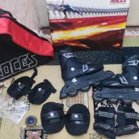 اسکیت roces به همراه کیف و مچ بند