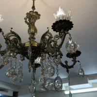 یک جفت لوستر ۵شاخه|لوستر و چراغ آویز|اصفهان, برازنده|دیوار
