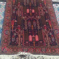 قالیچه دستباف کردی قدیمی|فرش|کرمانشاه, |دیوار