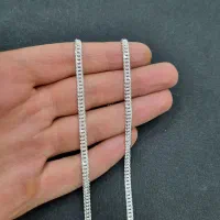 زنجیر نقره مردانه ایتالیایی کارتیه دوبل (گردنبند)|جواهرات|تهران, گیشا|دیوار