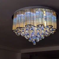 لوستر کریستالی در حدرنو سقفی