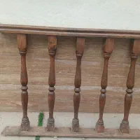نرده قلیونی چوبی