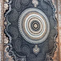 دو عدد فرش ۱۲ متری  خاکستری  باستان یزد دست دوم