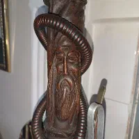 قلیون تنه چوب گردو طرح رخ