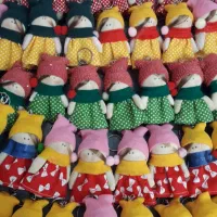 عروسک آویز و مگنت خمیری