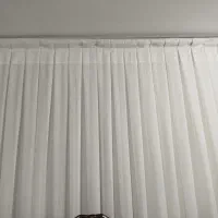 پرده حریر با دستک