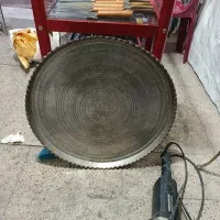 سینی مسی قدیمی|کلکسیون اشیاء عتیقه|خرمدره, |دیوار