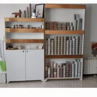 شلف و قفسه|کتابخانه، شلف، قفسههای دیواری|مشکیندشت, |دیوار