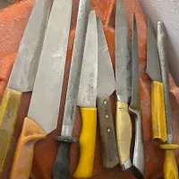 چاقو و چاقو تخته کاری چوبی اکبند و کارکرده