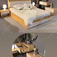 سرویس خواب مدل آیدا|تخت و سرویس خواب|قروه, |دیوار