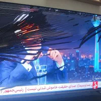 تلویزیون هوشمند 4k ال ای دی آسیب دیده|تلویزیون و پروژکتور|مشهد, چهارچشمه|دیوار