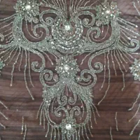 پنل سنگ دوزی شده بالاتنه پیراهن مجلسی