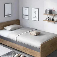 تخت یک نفره کشو دار کد ۳۲۳