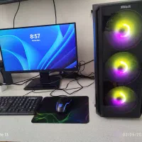 کامپیوتر کامل گیمینگ طراحی i7 گرافیک ۸ گیگ رم ۱۶