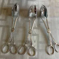 انبر نو استیل  برای جهیزیه و  مرغ  ماکارونی سالاد|ظروف سرو و پذیرایی|فریدون‌کنار, |دیوار