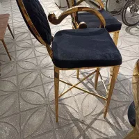 صندلی استیل طلایی طرح ملودی|صندلی و نیمکت|سبزوار, طبرسی (جعفرآباد)|دیوار