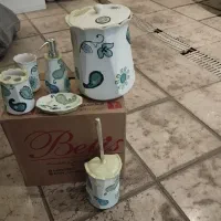 فروش فوری سرویس ۶تیکه تمیز فقط یک تومان|لوازم سرویس بهداشتی|مشهد, رضاشهر|دیوار