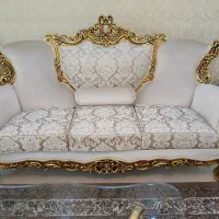 مبل استیل ۹ نفره چوب راش نو