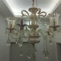 لوستر ۶شاخه سرامیکی|لوستر و چراغ آویز|شاهدشهر, |دیوار