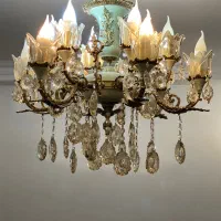 سه عدد لوستر برنز اصل