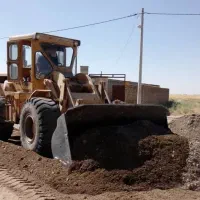 خاکبرداری با لودر و کمپرسی