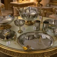 ظروف پذیرایی برنج استیل هندی وارداتی