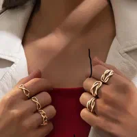 طلای مینیمال و فانتزی و سبک|جواهرات|قزوین, |دیوار