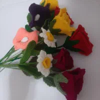 گل  رز بافتنی بهترین جایگزین برای گل های طبیعی .|گل مصنوعی|کاشان, فاز ۱ ناجی آباد|دیوار