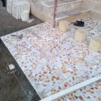 کاشیکاری موزائیک  چینی بلوک سیمان کاری و