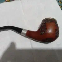 پیپ چوبی طرح دار|کلکسیون اشیاء عتیقه|مراغه, |دیوار