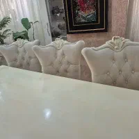 میز نهار خوری ۸  نفره  چوب روس