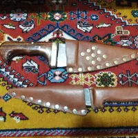 ساخت غلاف چاقو چرم گاوی