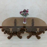 میز جلو مبلی چوب راش|مبلمان خانگی و میز عسلی|اندیشه, اندیشه فاز ۴|دیوار