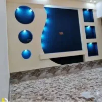 اجرای دکورکناف و سقف کاذب و فروش تایل  کاغذ دیواری|مصالح و تجهیزات ساختمان|مرودشت, فاز دوم شهرک فرهنگیان|دیوار