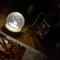 چراغ خواب تزئینی، کاملا نو حتی با جعبه هست ،|چراغ خواب و آباژور|تهران, آبشار تهران (دریاچه)|دیوار