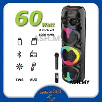 اسپیکر بلوتوثی ZQS 8309 قابل حمل|پخش‌کننده همراه|شیراز, وصال|دیوار